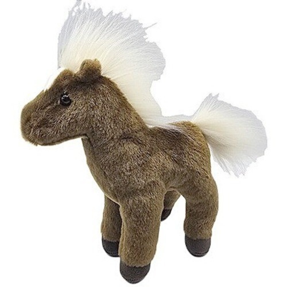 Douglas Cuddle Toys Teak Chestnut Foal‎ Horse Plush Stuffed Animal #813T